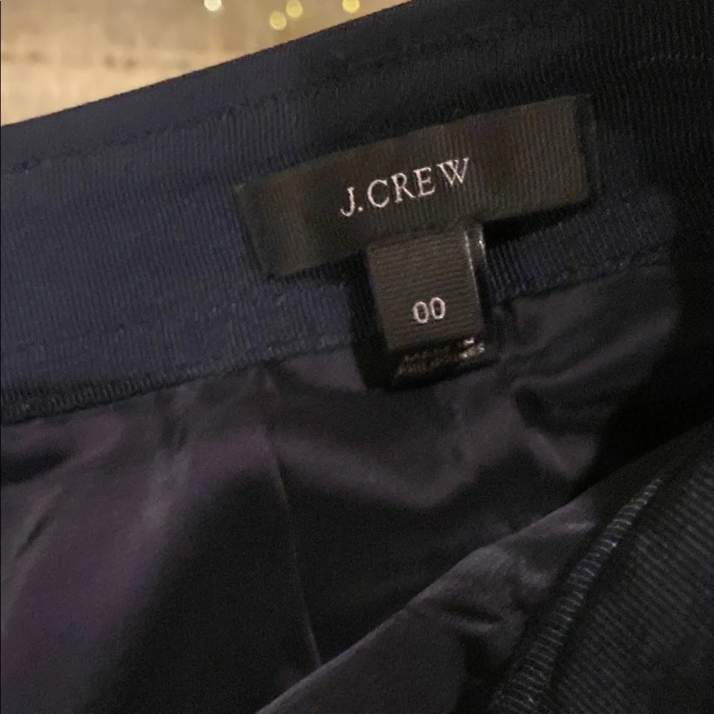 J.Crew Navy Skirt with Gold Buttons NWOT - Picture 12 of 14